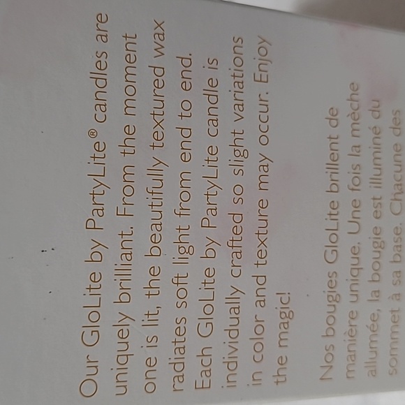 PARTY LIFE GLO LITE THE WORLD'S BRIGHTEST PILAR CANDLE ICES SNOWBERRIES 3"X6" - Picture 12 of 13